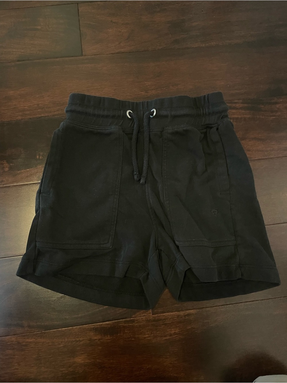 Women’s Black Drawstring Athletic Shorts